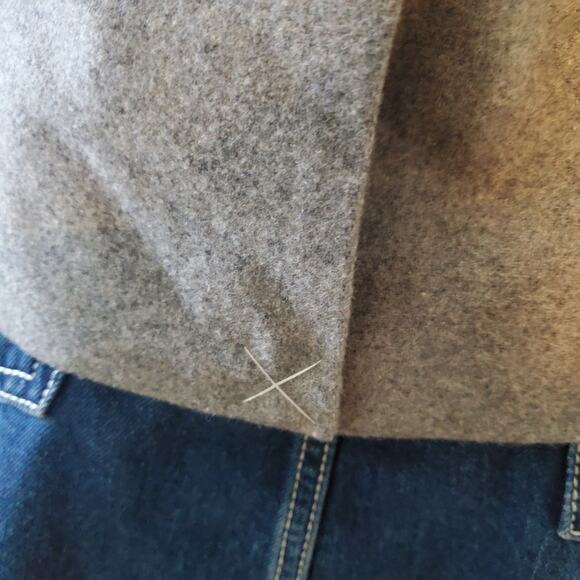 J. Crew Mercantile Size 2 Gray Schoolboy Blazer Wool Blend Preppy Academia - Picture 5 of 13